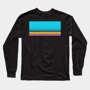 Vintage Stripe Sunset Long Sleeve T-Shirt